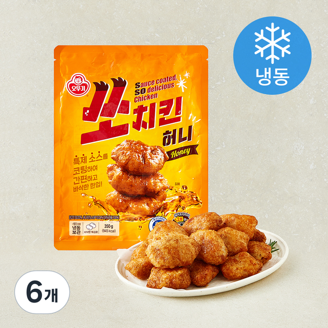 오뚜기 쏘치킨 허니 (냉동), 350g, 6개