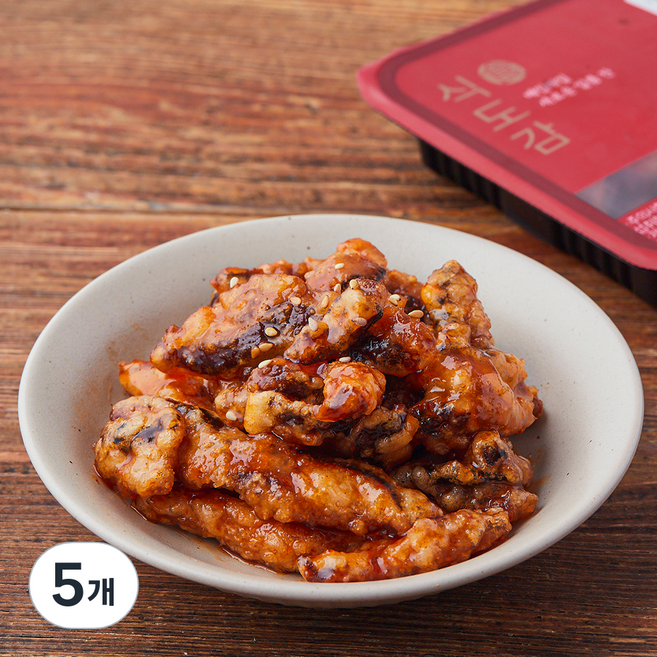 식도감 유자청 버섯강정, 120g, 5개