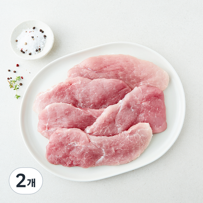 한돈 뒷다리 구이용 (냉장), 2개, 1kg