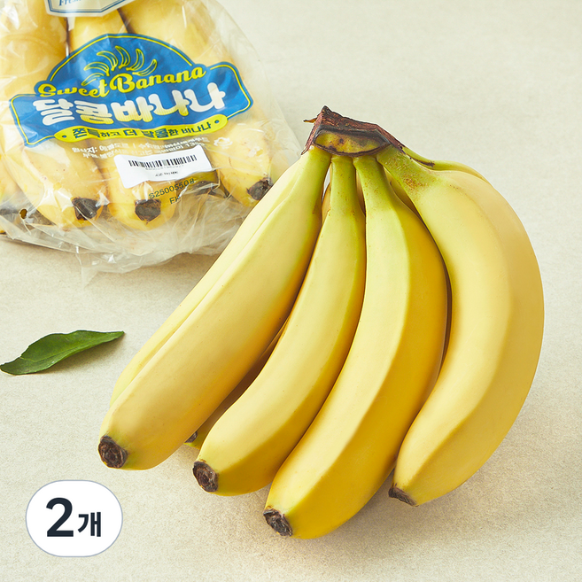 신세계푸드 에콰도르산 달콤바나나, 1kg 내외, 2개