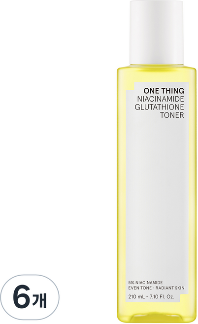 원씽 나이아신아마이드 글루타치온 토너, 6개, 210ml
