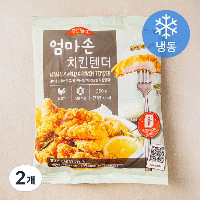 푸드렐라 엄마손 치킨텐더 (냉동), 350g, 2개