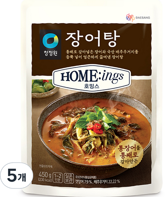 호밍스 장어탕, 450g, 5개
