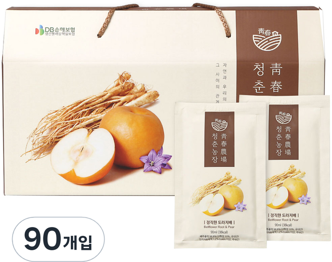 청춘농장 정직한 도라지배즙, 2.7L, 3개