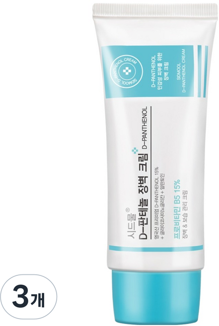 시드물 디판테놀 장벽 크림, 60ml, 3개