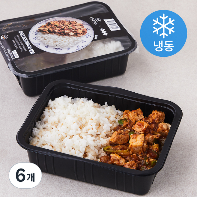모두의맛집 정지선 마라 마파두부 덮밥 (냉동), 345g, 6개