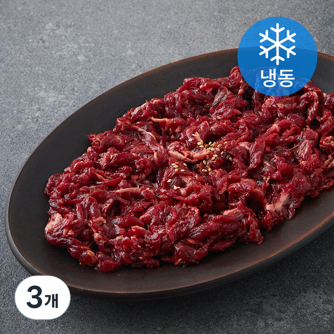 우돈타 제로슈거 뉴질랜드 양념 소불고기 (냉동), 3개, 400g