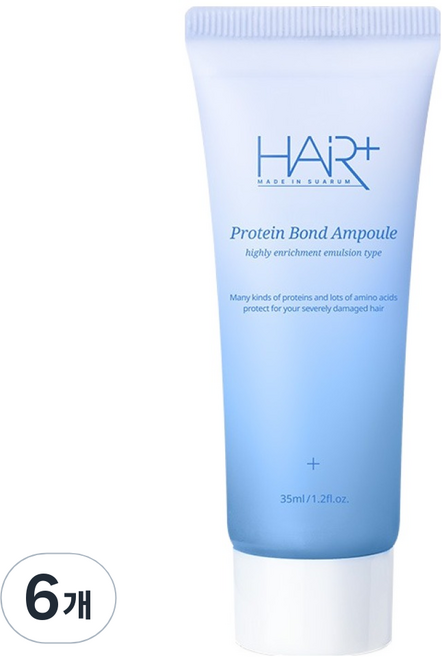 헤어플러스 단백질 본드 헤어 앰플, 35ml, 6개