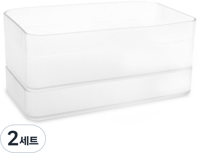 플라팜 픽스 정리함 2호 + 5호, 화이트, 2세트