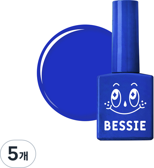 BESSIE 컬러 젤, B07 아찔한 코발트, 11ml, 5개