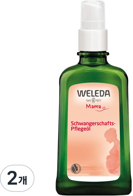 WELEDA 薇蕾德 孕婦油, 2個, 100ml