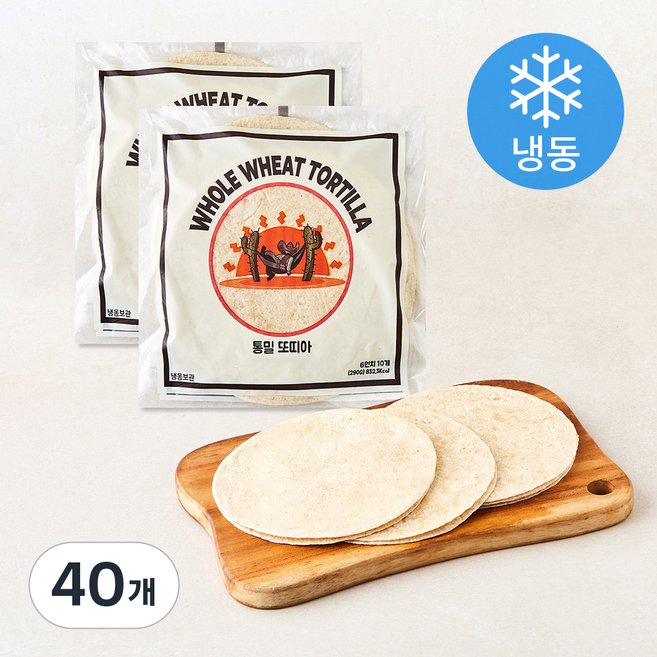 AREVALO TORTILLERIA INC. 통밀또띠아 15cm (냉동), 29g, 40개