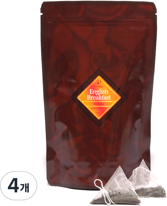다질리언 잉글리쉬 브렉퍼스트 티백, 30개입, 4개, 2.5g