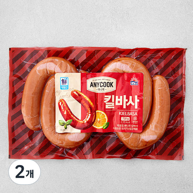 대림선 애니쿡 킬바사, 720g, 2개