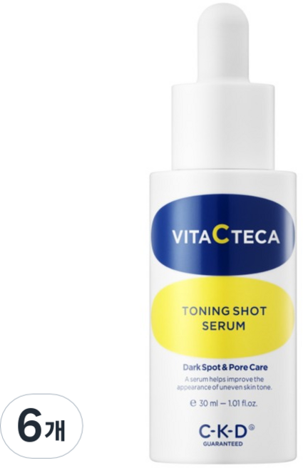 씨케이디 종근당건강 비타씨테카 토닝샷 세럼, 6개, 30ml