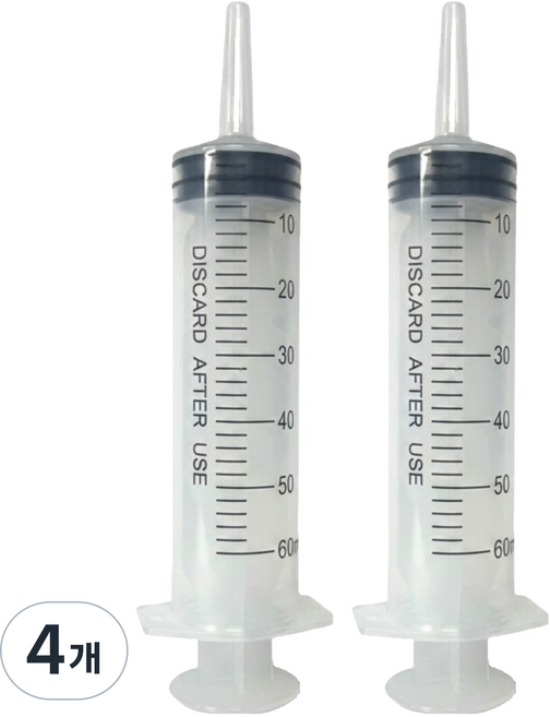 Health First 多用途注射器 60ml, 4個