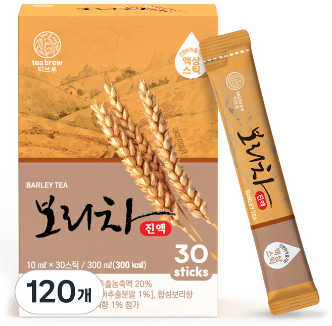 맥널티커피 티브루 보리차 진액, 10ml, 120개