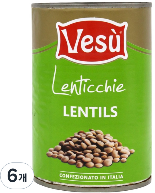 Vesu 扁豆, 6個, 400g