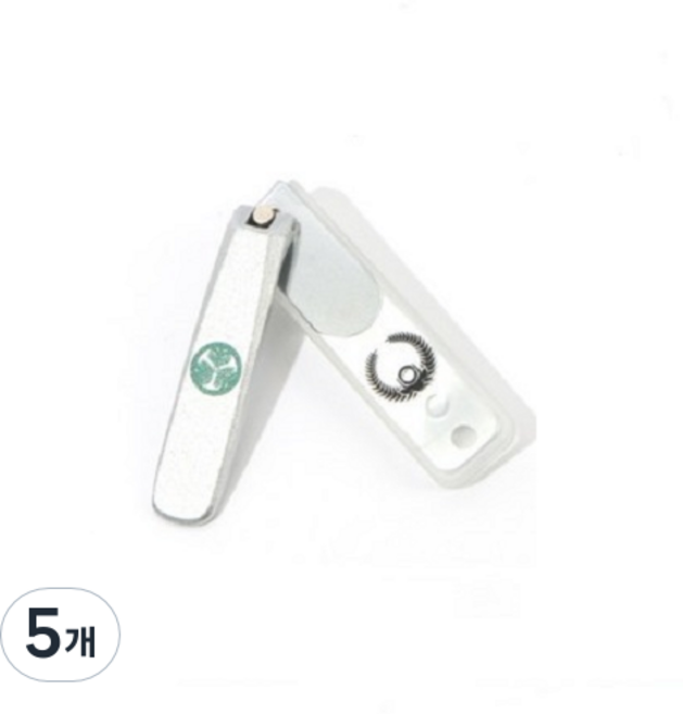 제이케이네트웍스 일본 니켄 무사 손톱깎이, 실버(도쿠가와 이에야스), 5개