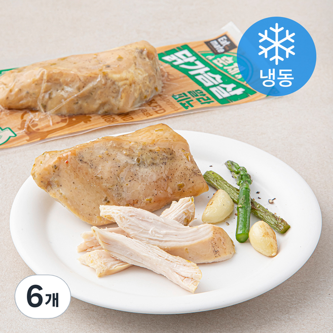 잇메이트 훈제 닭가슴살 할라피뇨 (냉동), 100g, 1개입, 6개