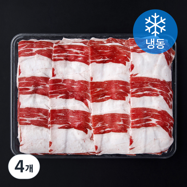 미국산 차돌박이 대패구이 (냉동), 4개, 1.3kg