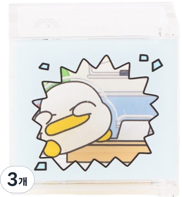콜리 곽철이 굿즈 아크릴 피규어 곽대리 50 x 40 x 45 mm, 3개