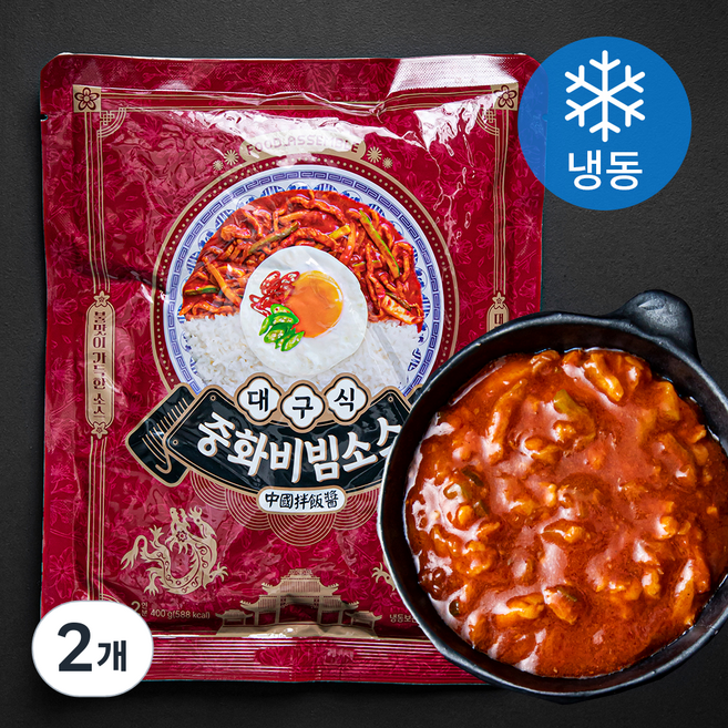 푸드어셈블 대구식 중화비빔소스 2인용 (냉동), 400g, 2개