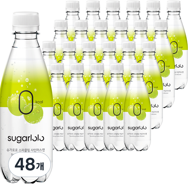 슈가로로 스파클링 샤인머스캣, 350ml, 48개
