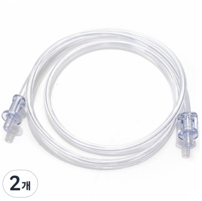 오므론 NE-C803 네블라이저 전용 송기 호스 NEB-TP-82, 2개