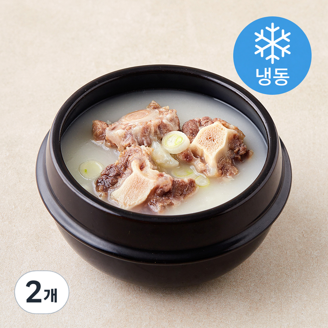 미미밀 진한 꼬리곰탕 (냉동), 600g, 2개