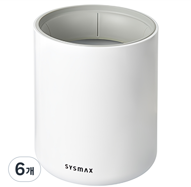 SYSmAX Well & Good 筆筒, 6個, 冷灰色