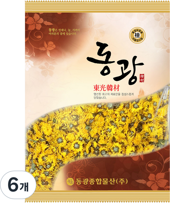 동광한방몰 국화꽃차, 300g, 1개입, 6개