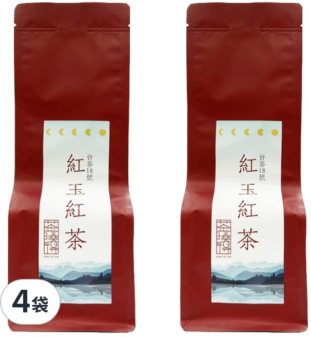 茶曉得 台灣極緻紅玉紅茶, 100g, 2包, 4袋