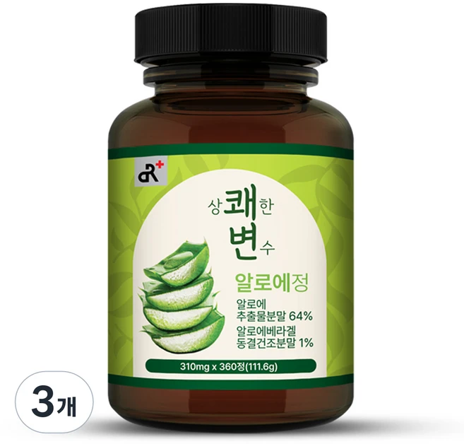 두리농산 상쾌한 변수 알로에정, 3개, 111.6g - 쿠팡