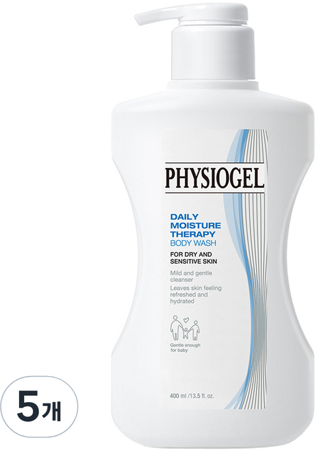 피지오겔 데일리 모이스쳐 테라피 바디워시, 400ml, 5개