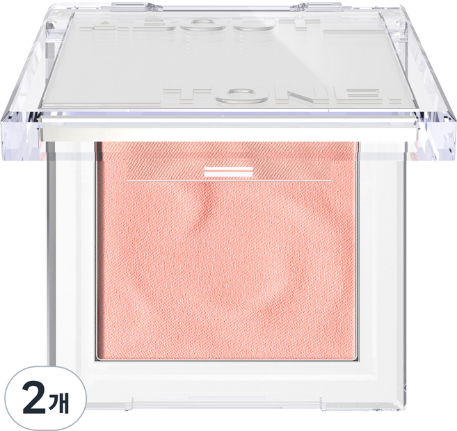 어바웃톤 플러피 웨어 블러셔 4.3g, 10 버블리 오렌지 피치, 2개