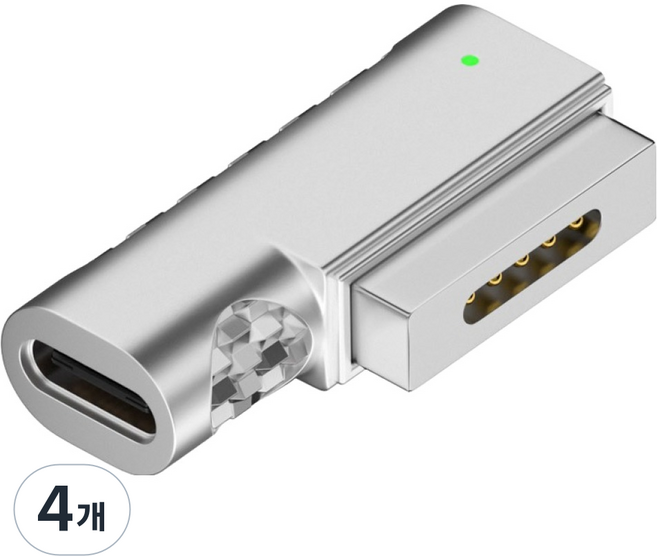 Coms MagSafe 2 筆記型電腦 Type-C PD 充電轉接頭 18.5-20V 5A, JA247, 4個