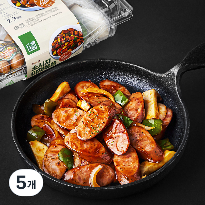 프레시밀 소시지야채볶음 2~3인분, 5개, 570g