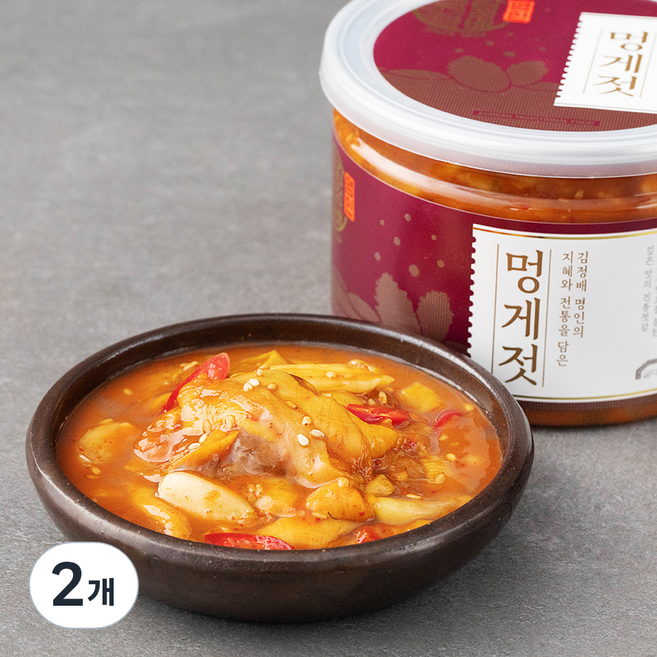 굴다리 김정배 명인젓갈 멍게젓, 500g, 2개