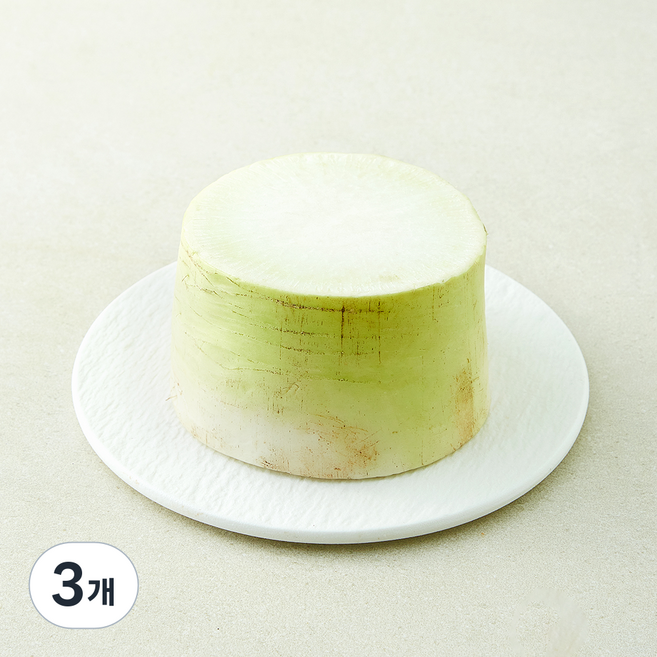 유기농 인증 국내산 조각무, 400g, 3개, 1개입