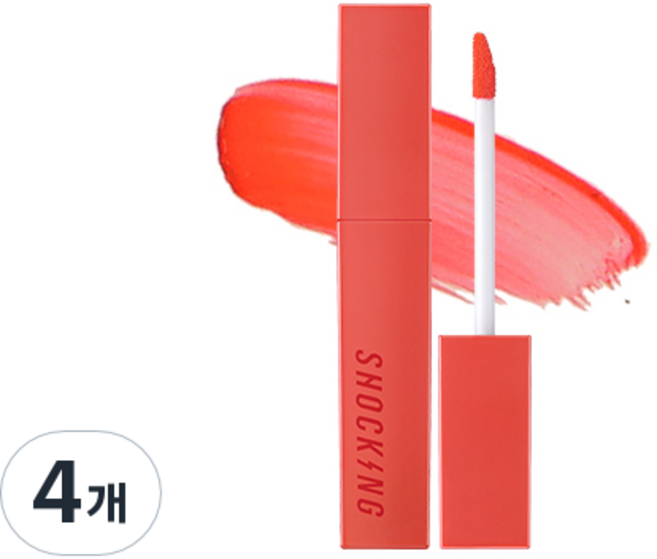 토니모리 더쇼킹 립블러 틴트, 2 러브어페어, 4개