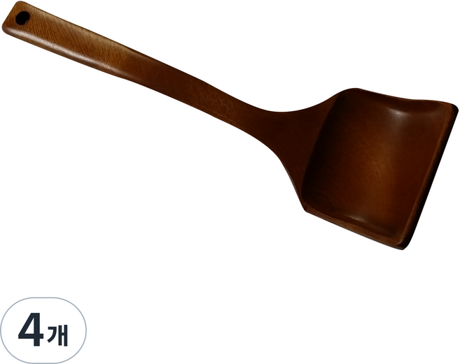 方形湯勺 70 x 280 x 7 mm 75g, 混合顏色, 4個