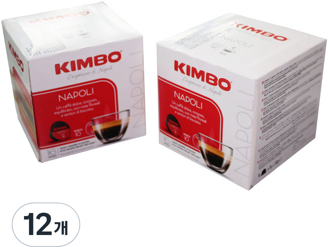 KIMBO 金寶 拿坡里Dolce Gusto適用膠囊咖啡, 7g, 16件, 12個