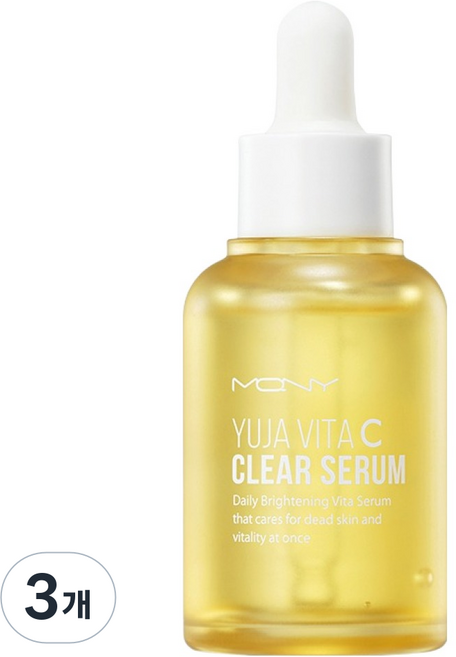 MACQUEEN NEWYORK 柚子維他命C亮白精華液, 3個, 30ml