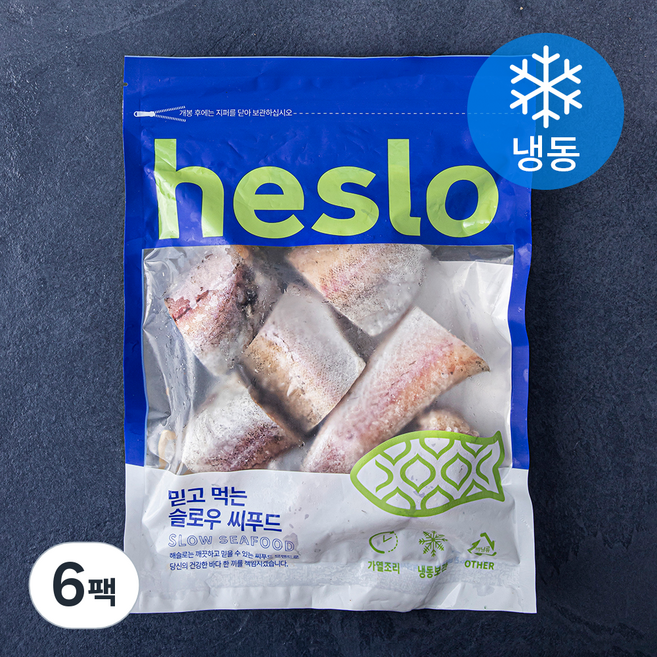 해슬로 동태 토막 (냉동), 500g, 6팩