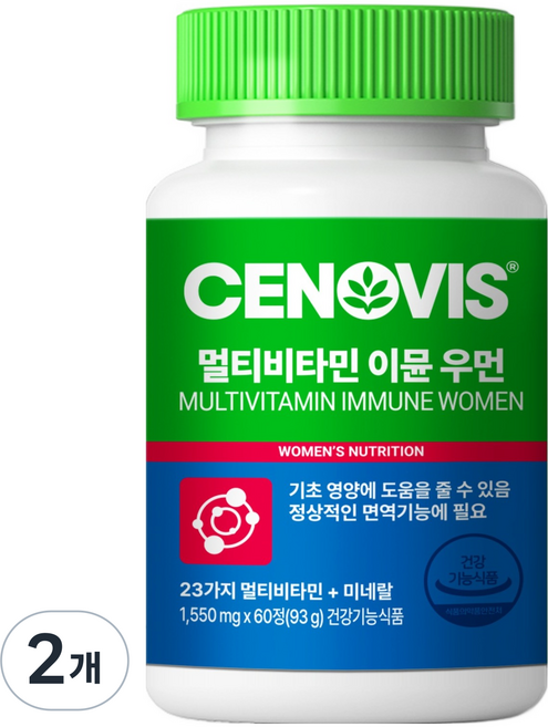 CENOVIS 女性活力綜合維他命錠, 2罐, 60錠