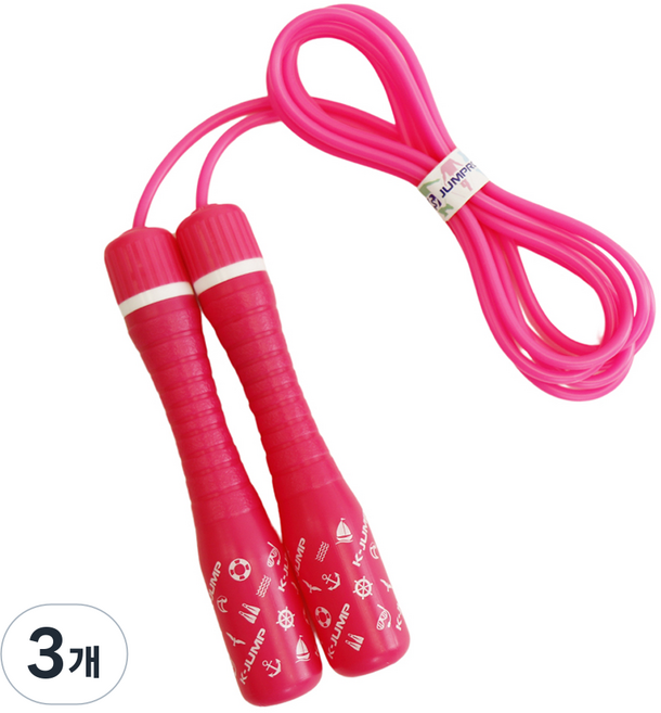 Ksy New Longkey K jump 兒童跳繩 SY-004, 粉紅色, 3個