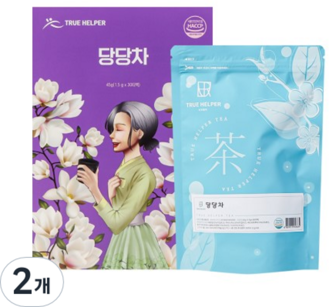 트루헬퍼 당당차 바나바잎 여주 돼지감자 차 1박스 45g, 1.5g, 30개입, 2개