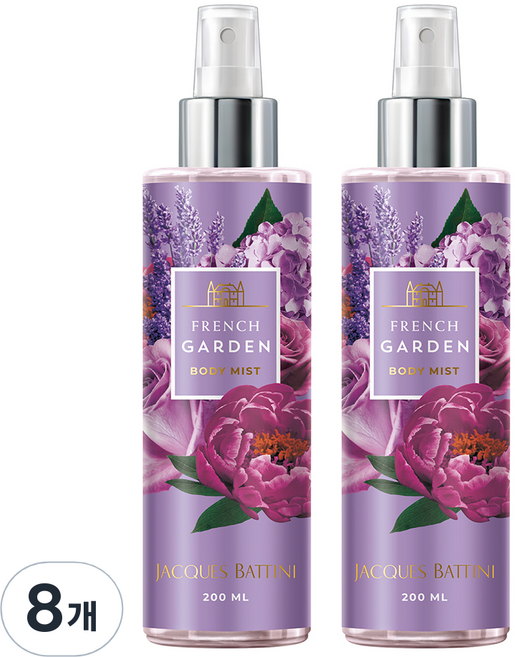 자크바디티 바디미스트 프렌치 가든, 8개, 200ml