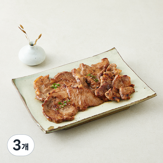 요리락 양념 목심 칼집구이, 3개, 500g